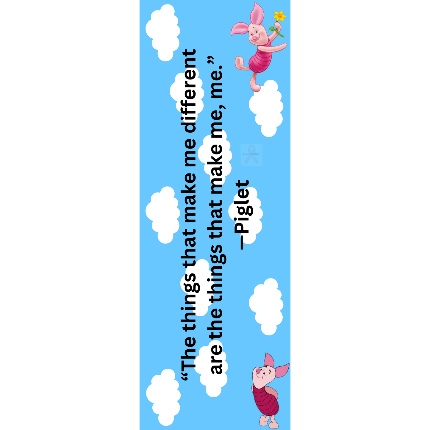 Piglet Quote Bookmark | Piglet From Winnie The Pooh Quote