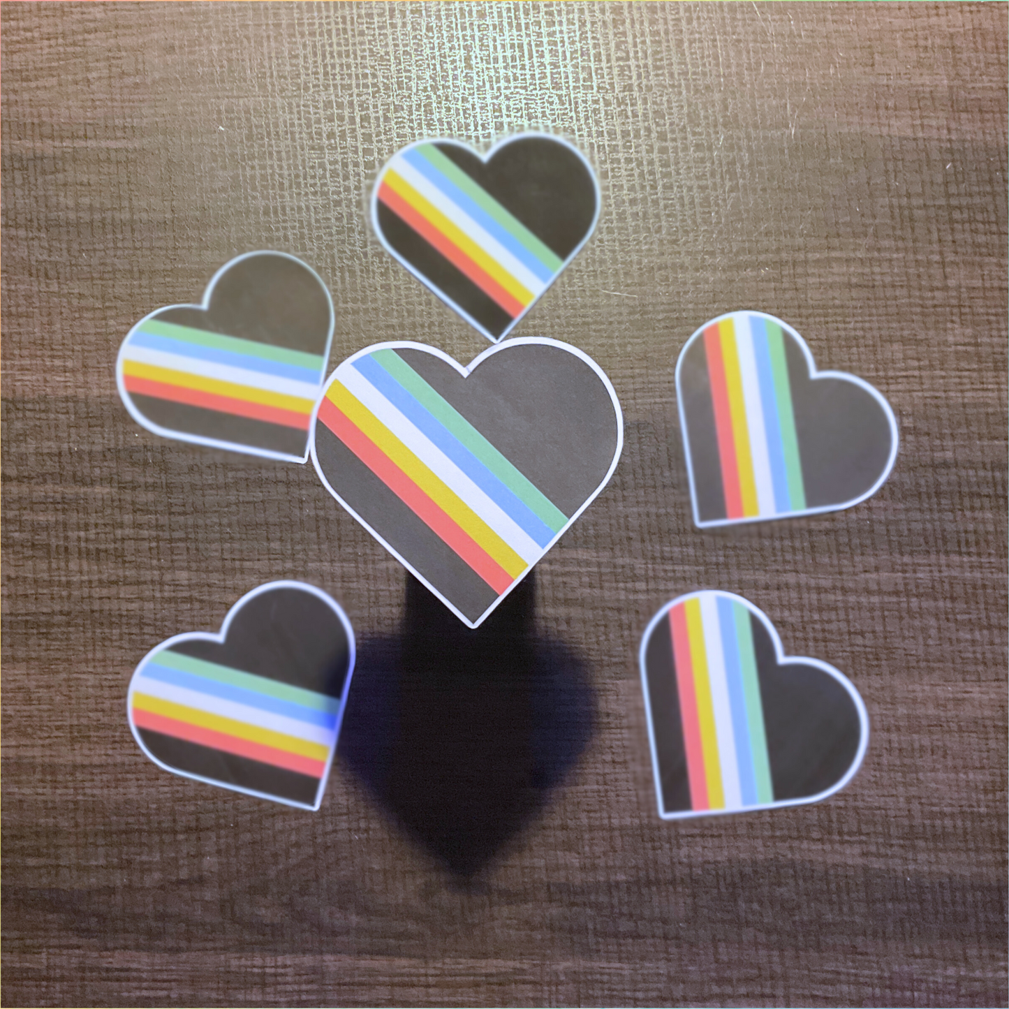 Disability Pride Flag Heart Sticker | Disability Pride