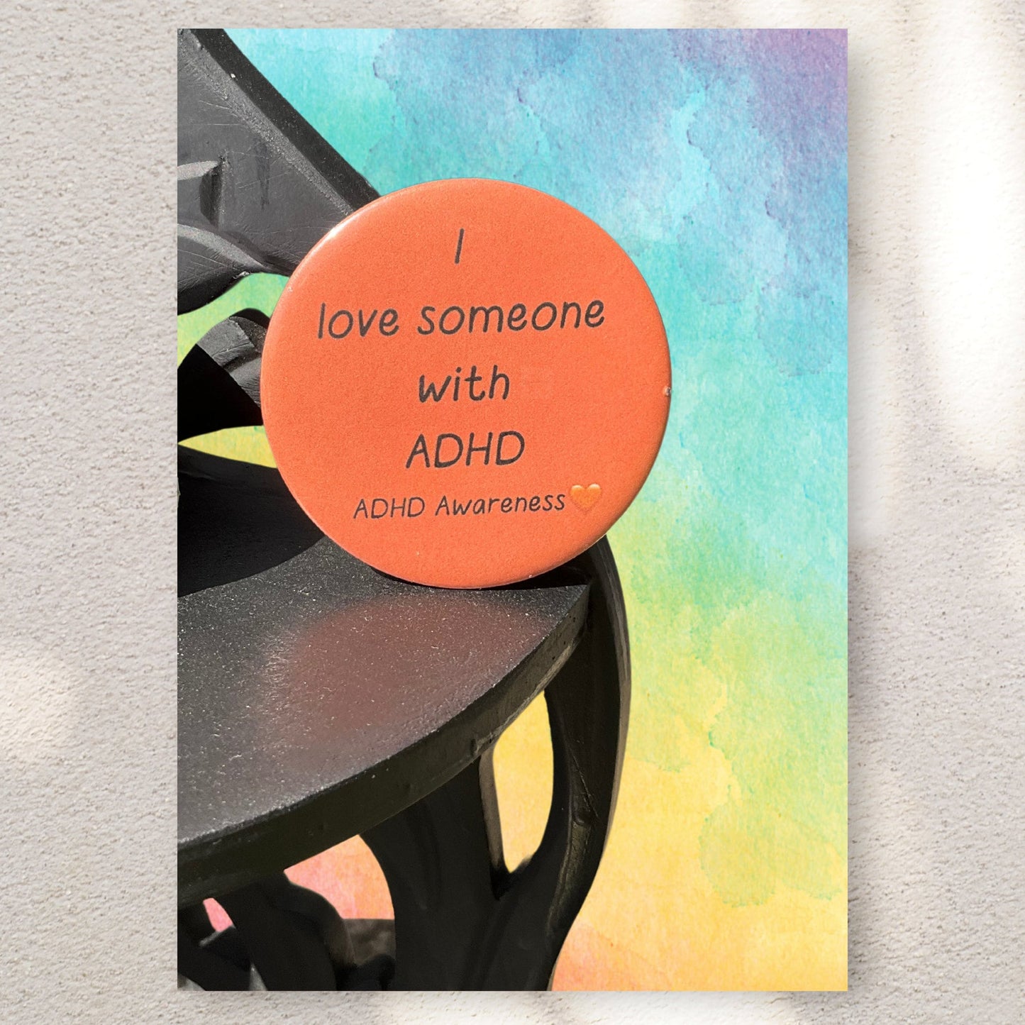 I Love Someone With ADHD | ADHD Awareness Pin