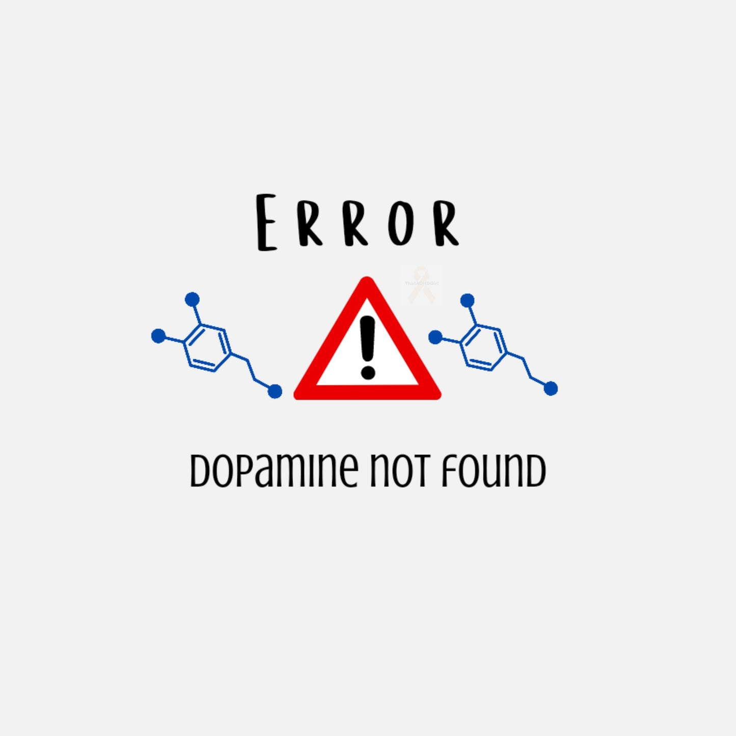 Error: Dopamine Not Found | ADHD Awareness Pin